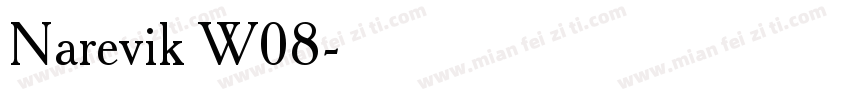 Narevik W08字体转换